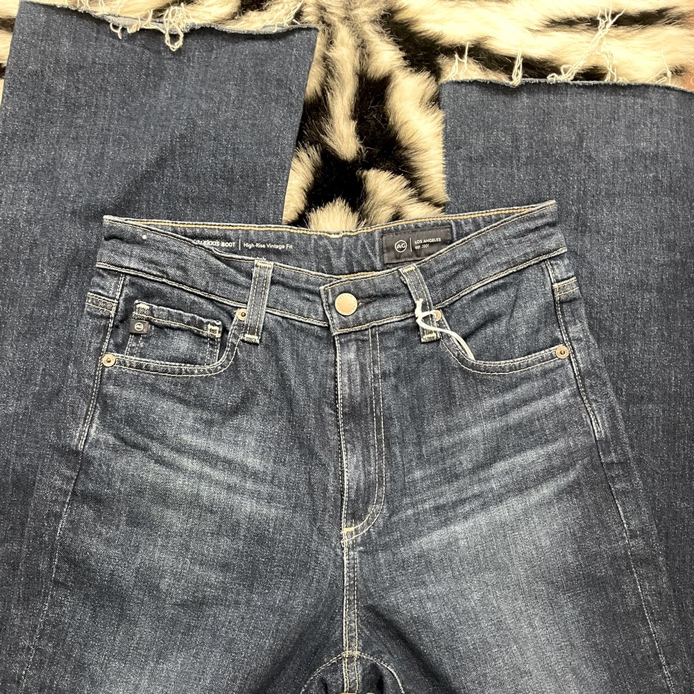Alexis Boot high rise vintage fit AG denim Sz 26 new